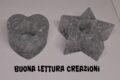 PORTACANDELE PICCOLI, A FORMA DI CUORE E STELLA, IN RESINA EPOSSIDICA